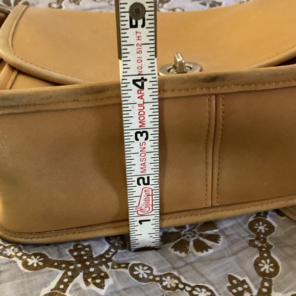 Coach Rambler's Legacy Vintage Tan Leather Shoulder Crossbody Bag 9061 - Picture 16 of 16